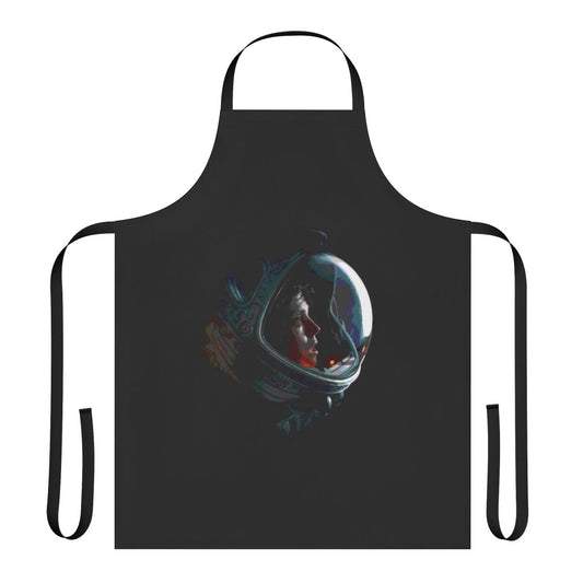 Alien Ripley-inspired apron with a futuristic, sci-fi design