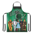 Wizard of Oz-themed apron with iconic characters and imagery from the beloved classic film and musical.