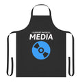 Blu-ray disc inspired apron for movie enthusiasts and physical media fans