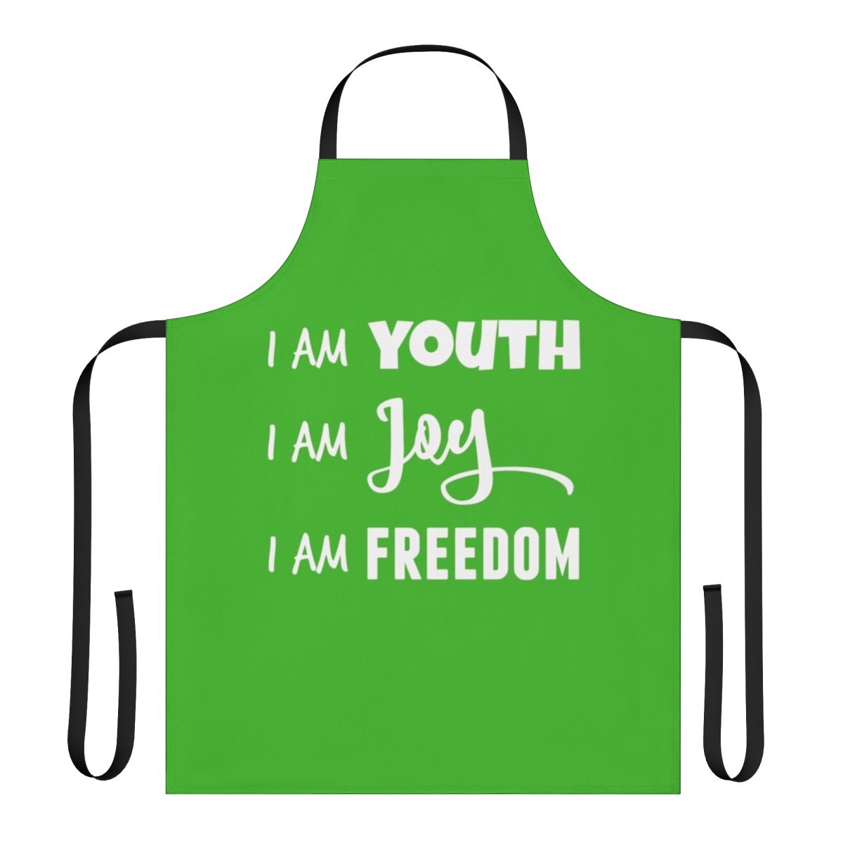 White apron with Peter Pan inspired design