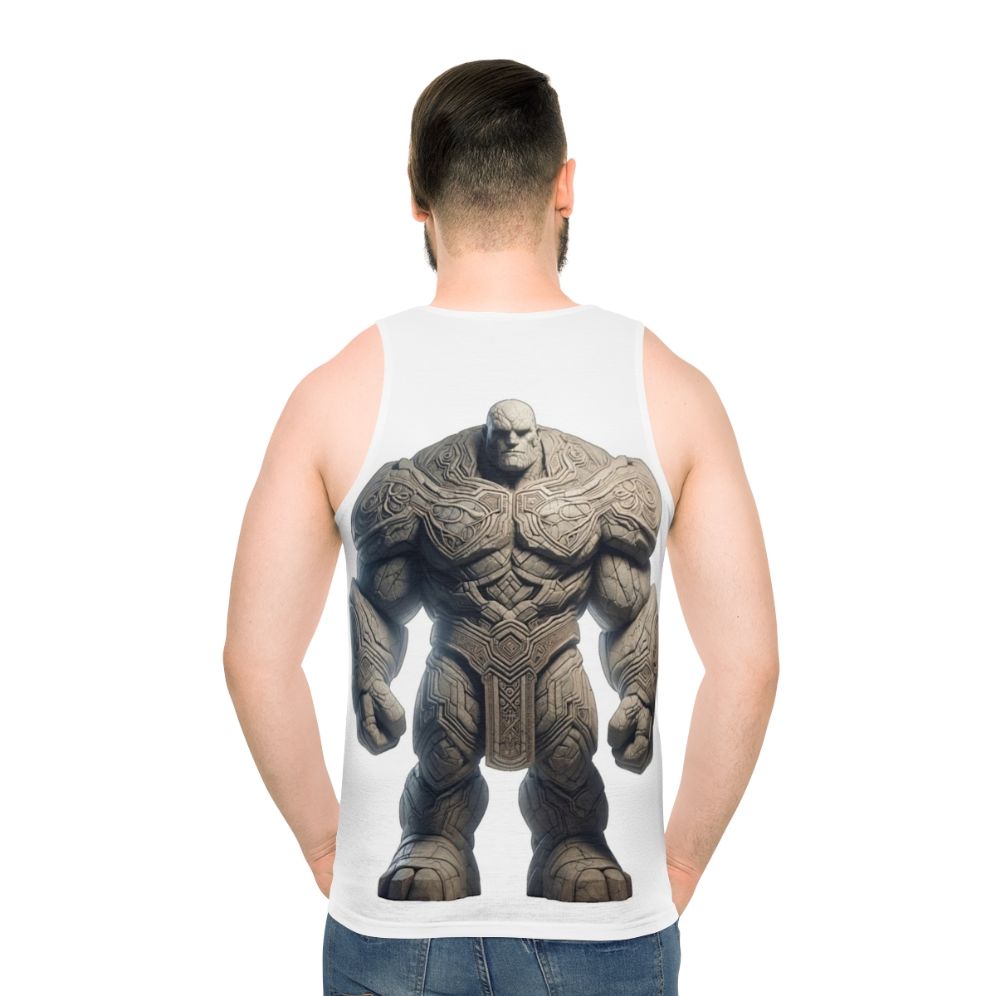 Embroidered golem unisex fantasy tank top