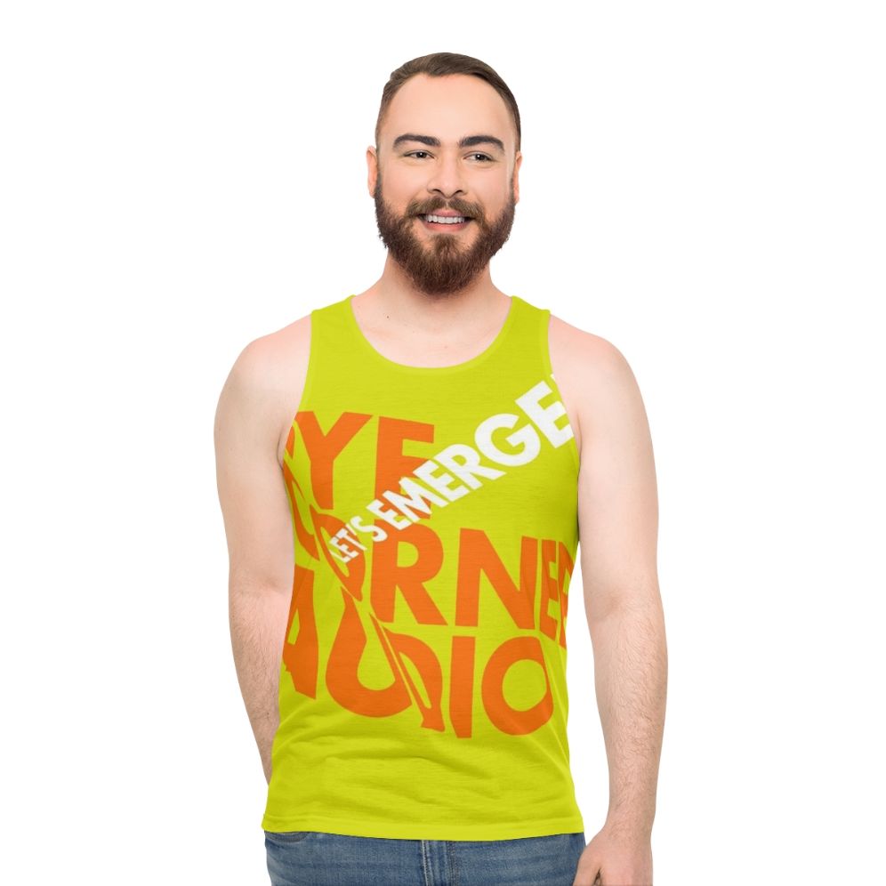 Emerge Unisex Music Merchandise Tank Top for Vinyl Lovers