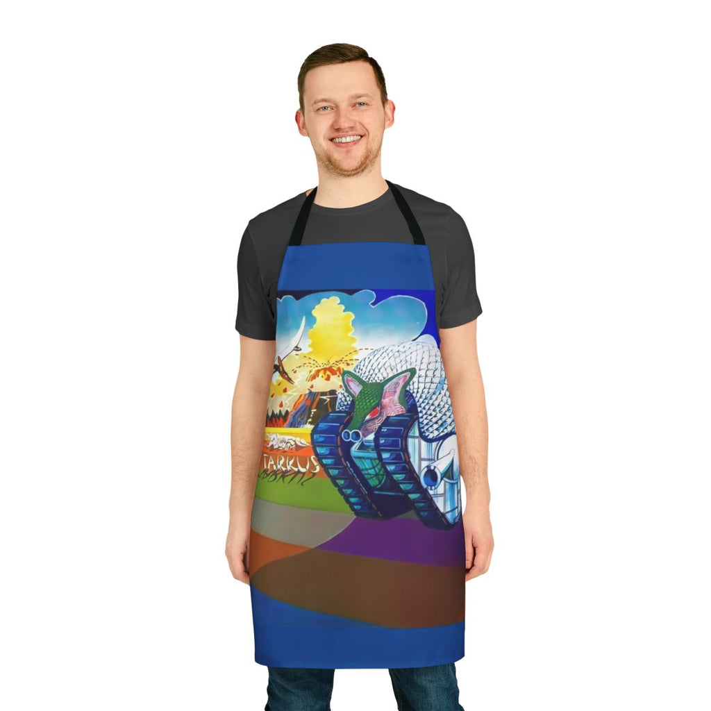 Emerson, Lake & Palmer inspired apron featuring album cover art