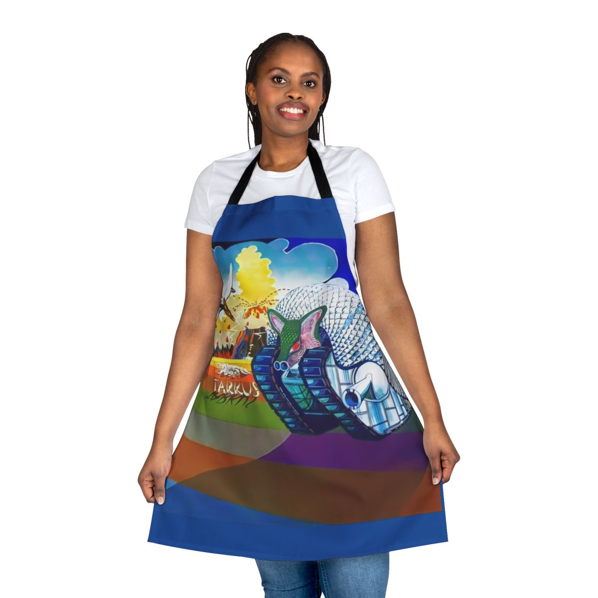 Emerson, Lake & Palmer inspired apron featuring album cover art