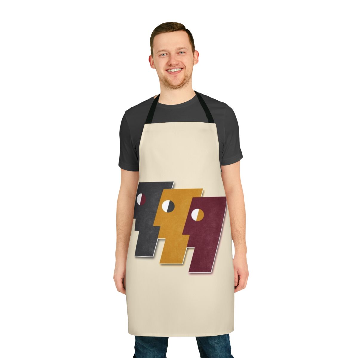 Emerson, Lake & Powell inspired kitchen apron with progressive rock music design