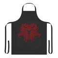 A high-quality kitchen apron featuring the Emet Selch glyph design from Final Fantasy XIV's Shadowbringers expansion.