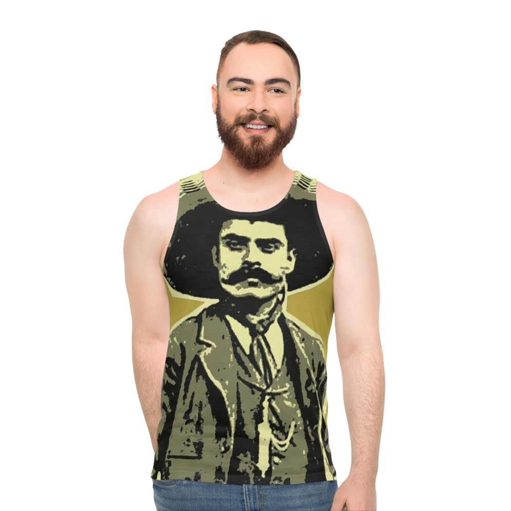 Emiliano Zapata Salazar Peasant Revolution Unisex Tank Top