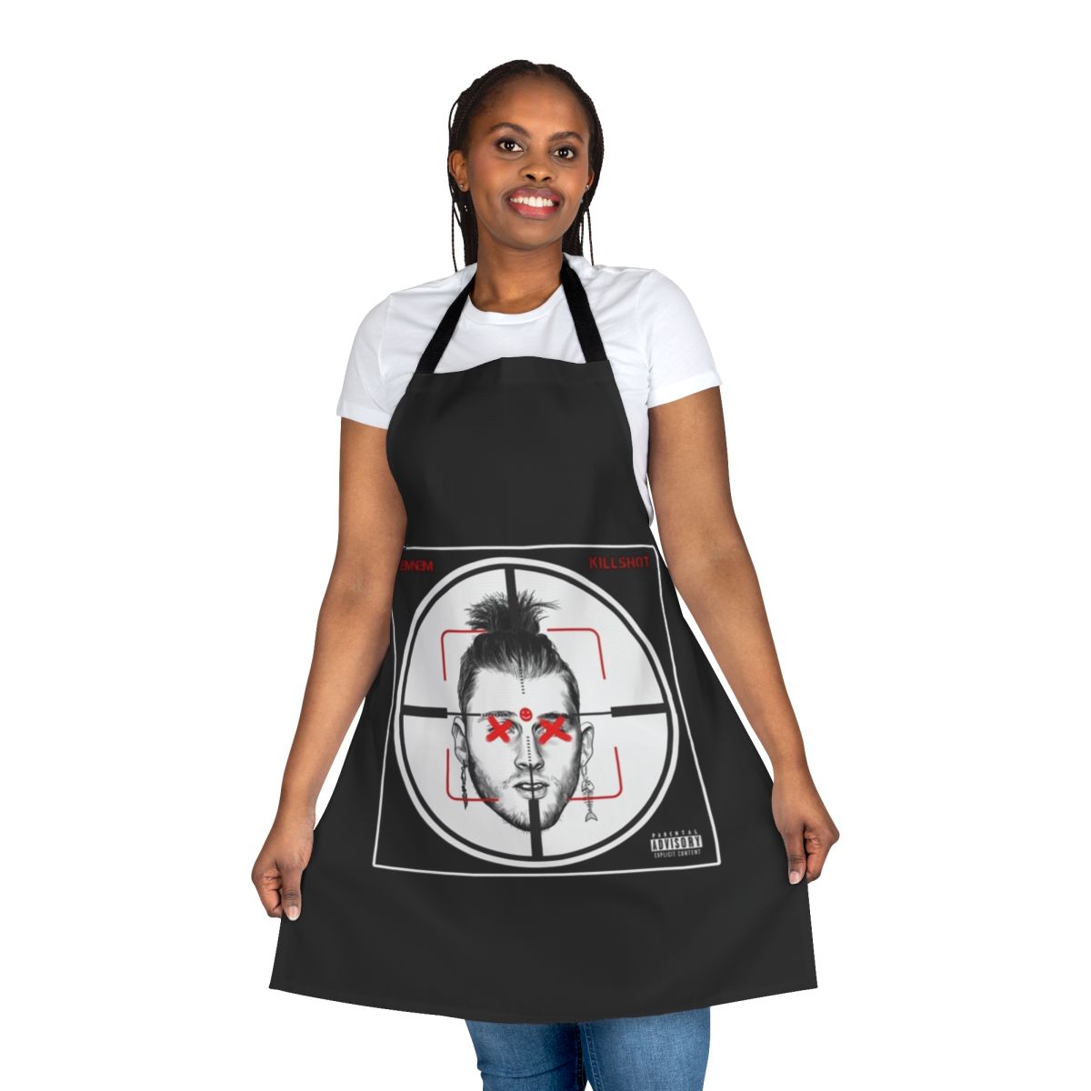 Eminem inspired killshot music rapper t-shirt apron
