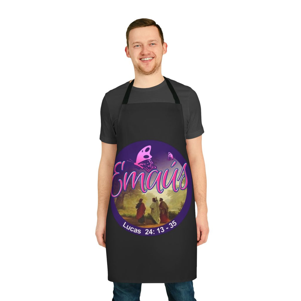 Emmaus Resurrection Inspired Christian Apron featuring Jesus Christ