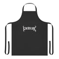 Emmure heavy metal band logo printed on a black apron