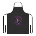 Emo-style apron featuring a design inspired by the character Tom Riddle from the Harry Potter series.