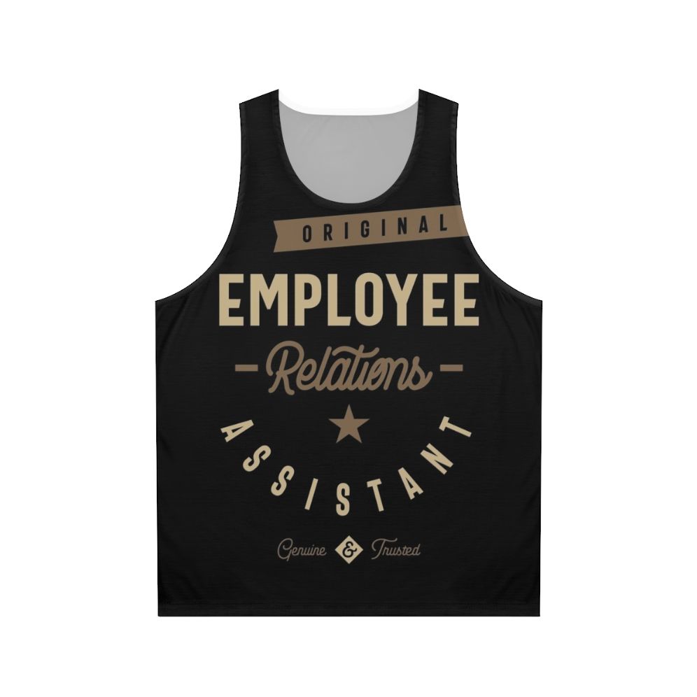Employee Relations Assistant Unisex Tank Top