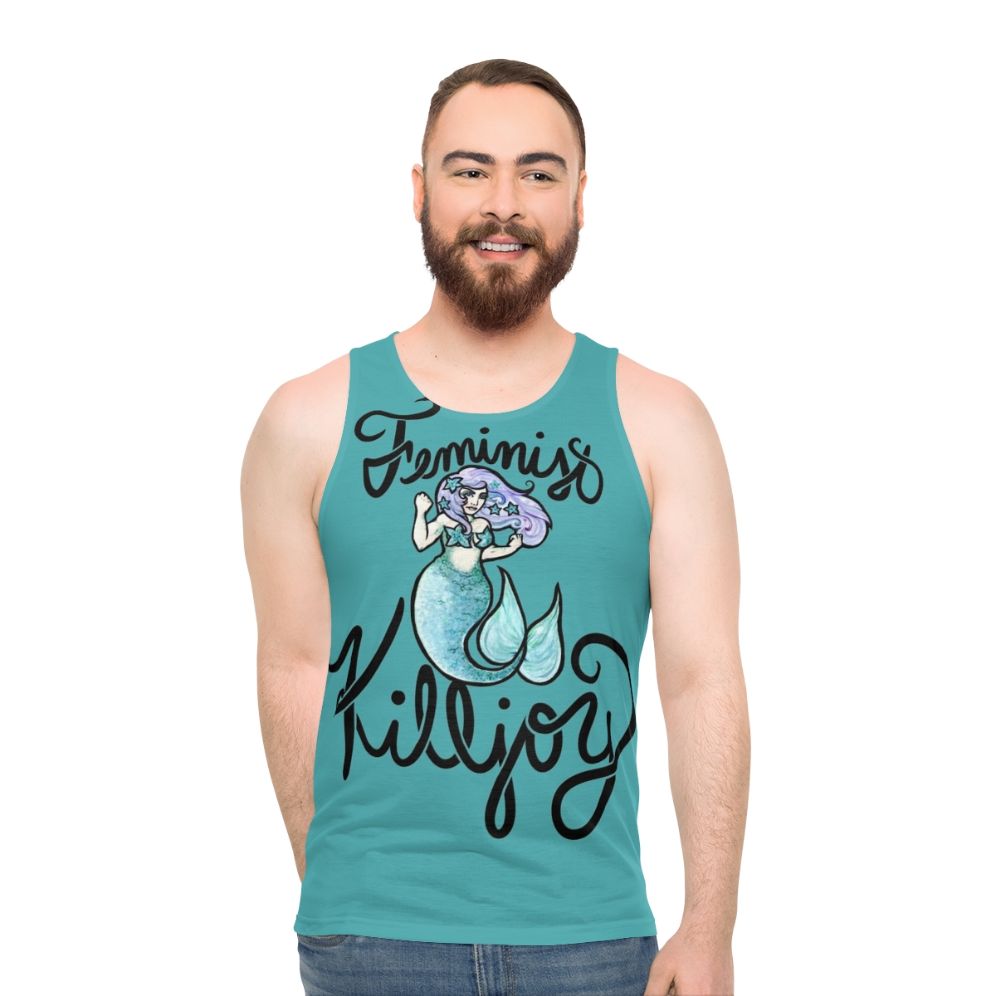 Feminist tank top with a feminist slogan