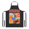 Ilhan Omar inspired apron featuring a cartoon-style illustration of the Congresswoman