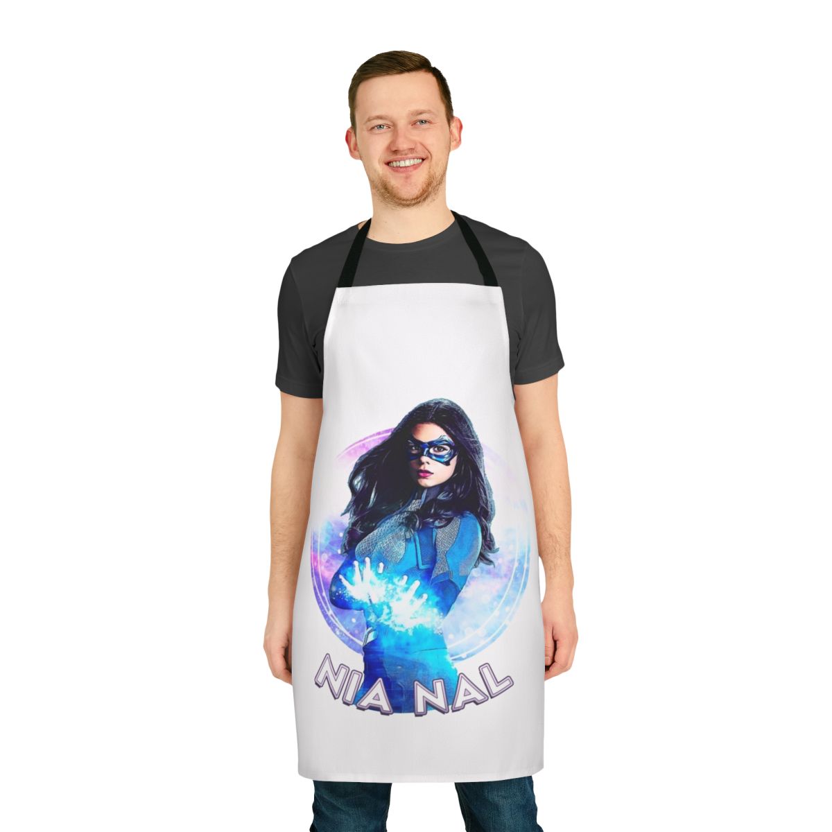 Nia Nal Inspired Apron - Empowering Superhero Design