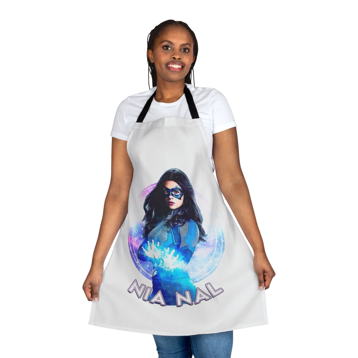 Nia Nal Inspired Apron - Empowering Superhero Design