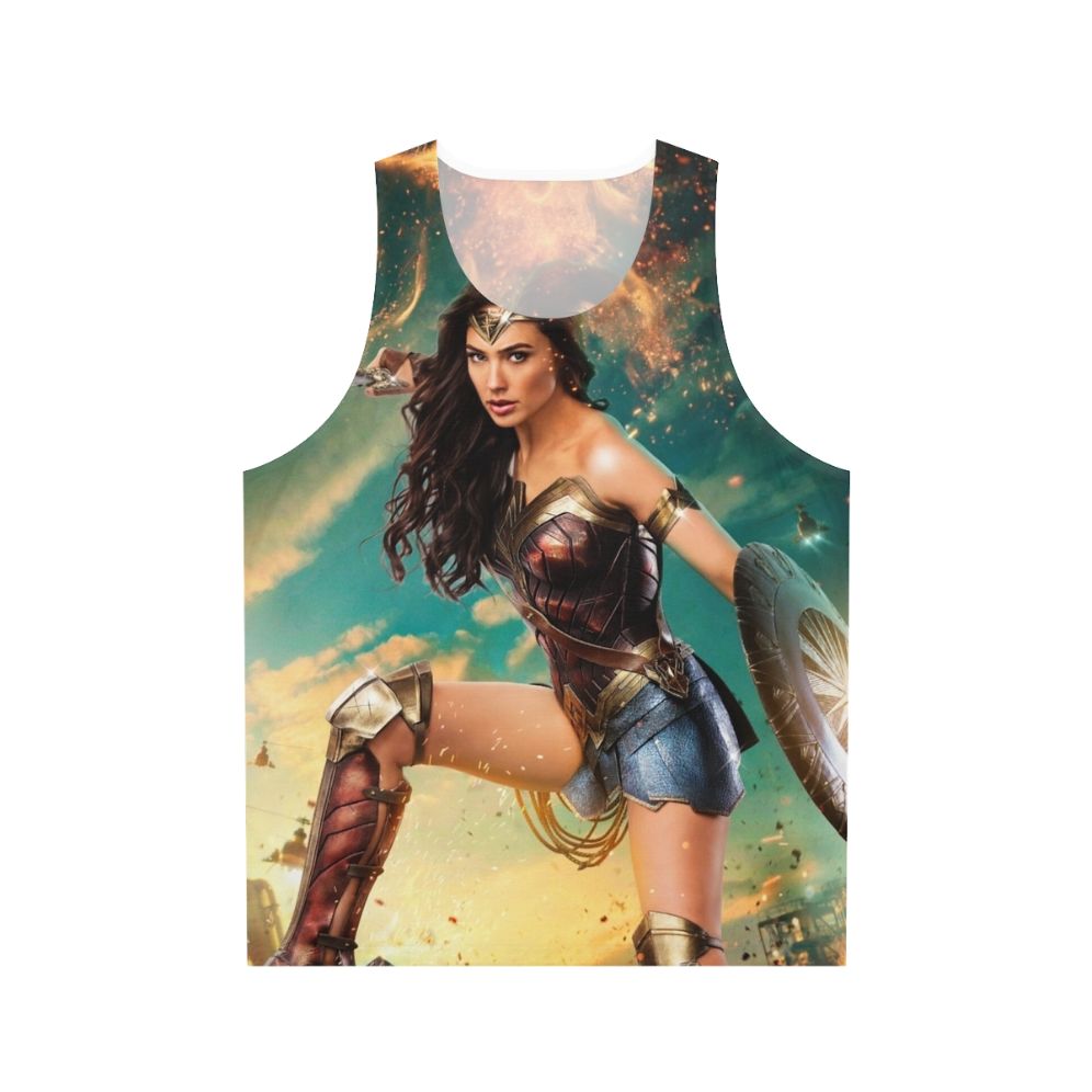 Empowering superhero amazon unisex tank top