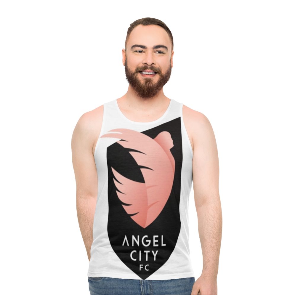 Empowering women's football tank top