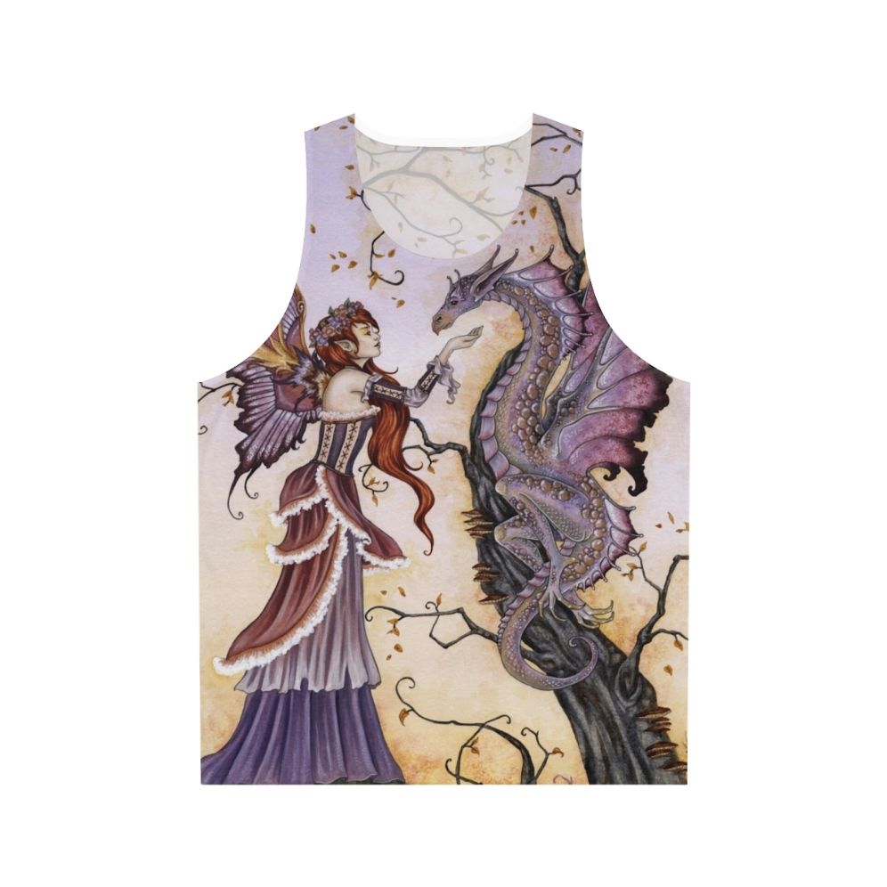 Enchanted dragon charmer unisex tank top