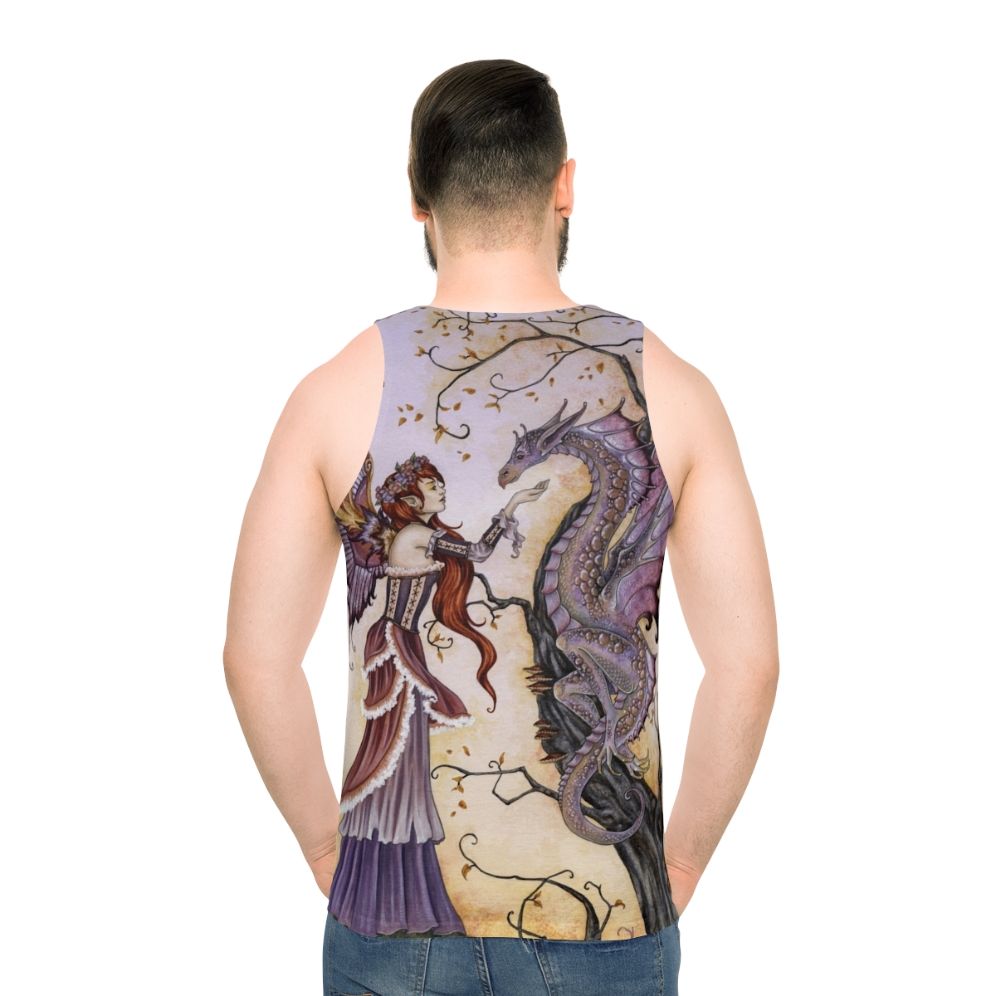 Enchanted dragon charmer unisex tank top
