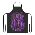 Apron with a whimsical forest and moon design, perfect for fans of adventure and fantasy