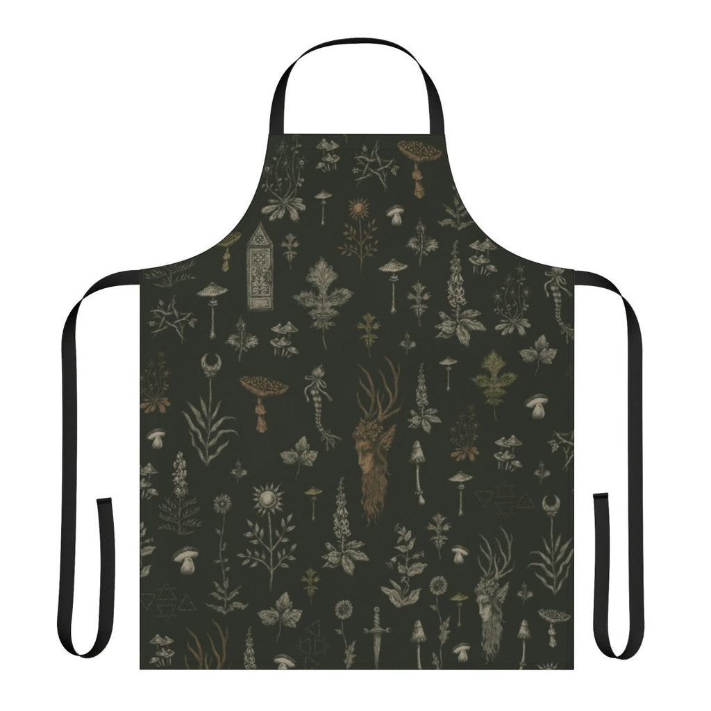 Enchanted Forest Apron with nature-inspired, mystical design