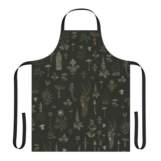 Enchanted Forest Apron with nature-inspired, mystical design