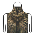 Greenman apron with intricate nature-inspired design