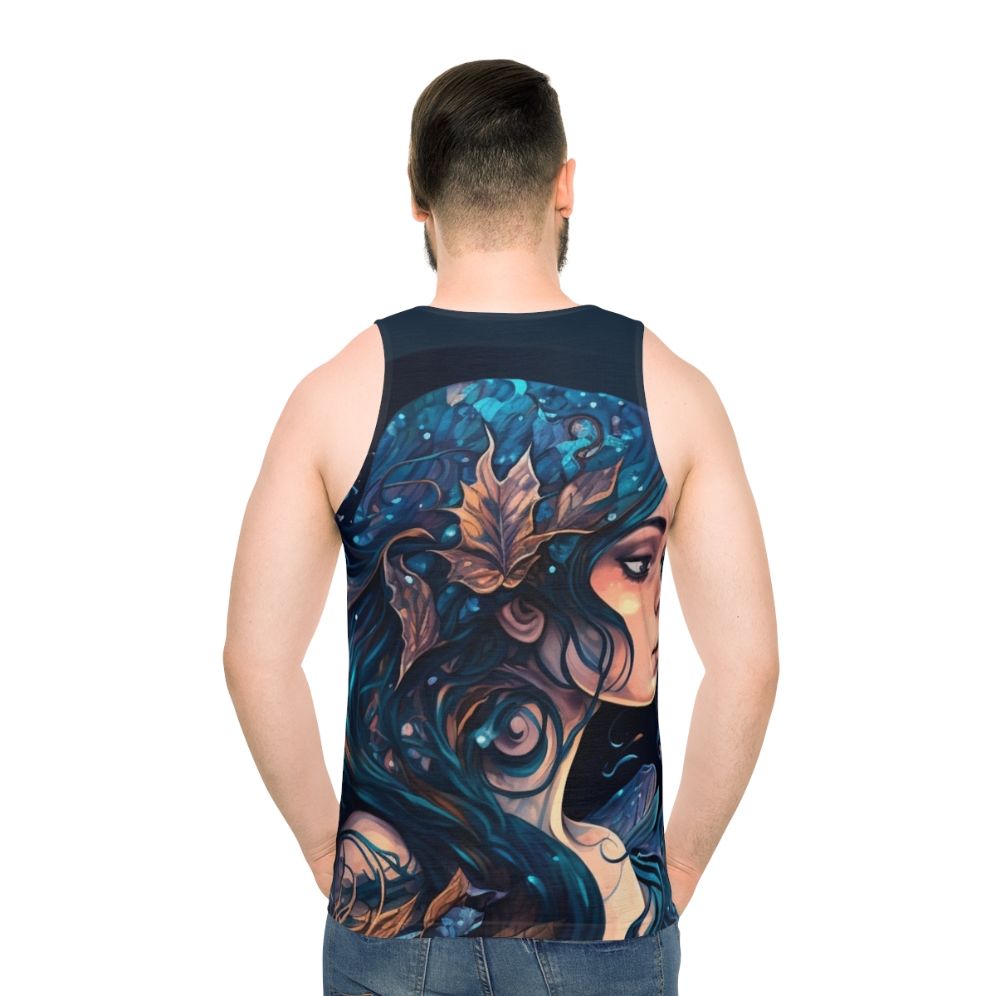 Unisex tank top featuring mythical sea creatures