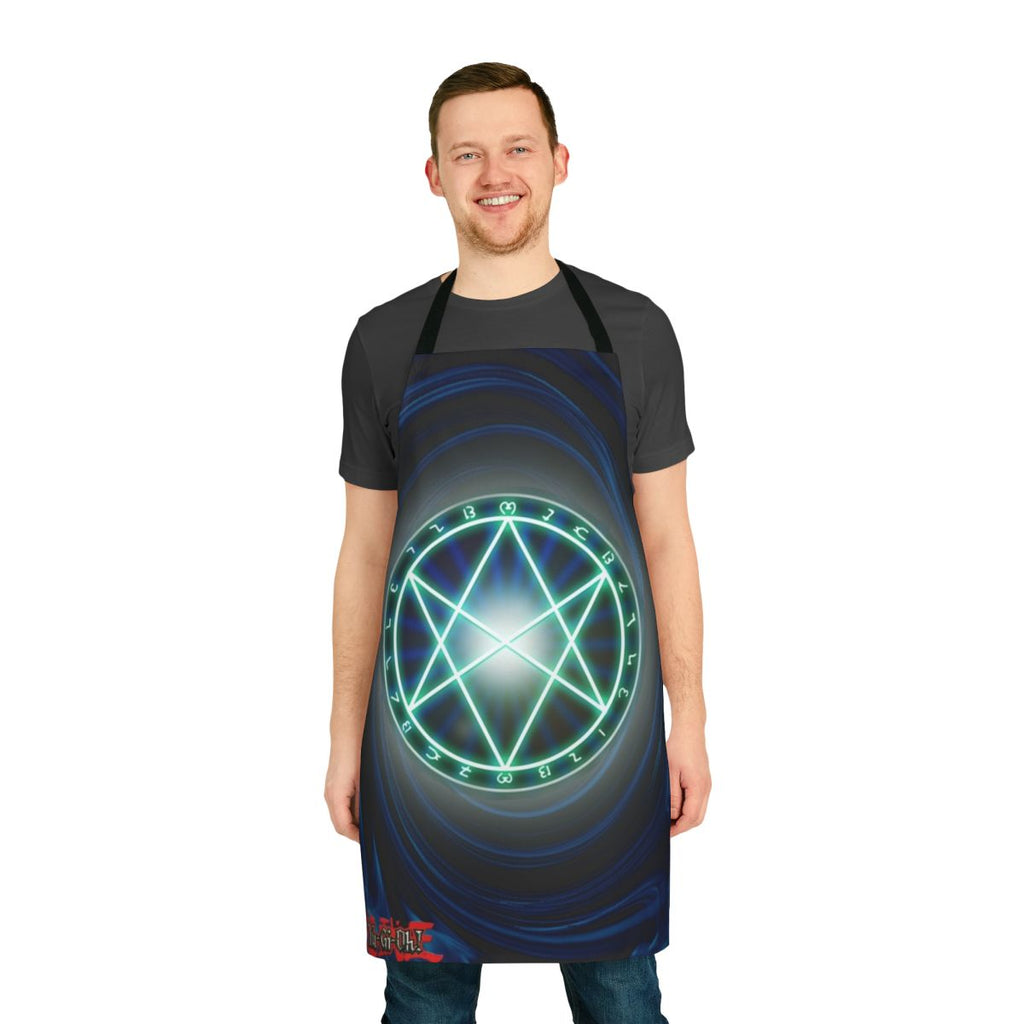 Yugioh inspired apron featuring the Seal of Orichalcos