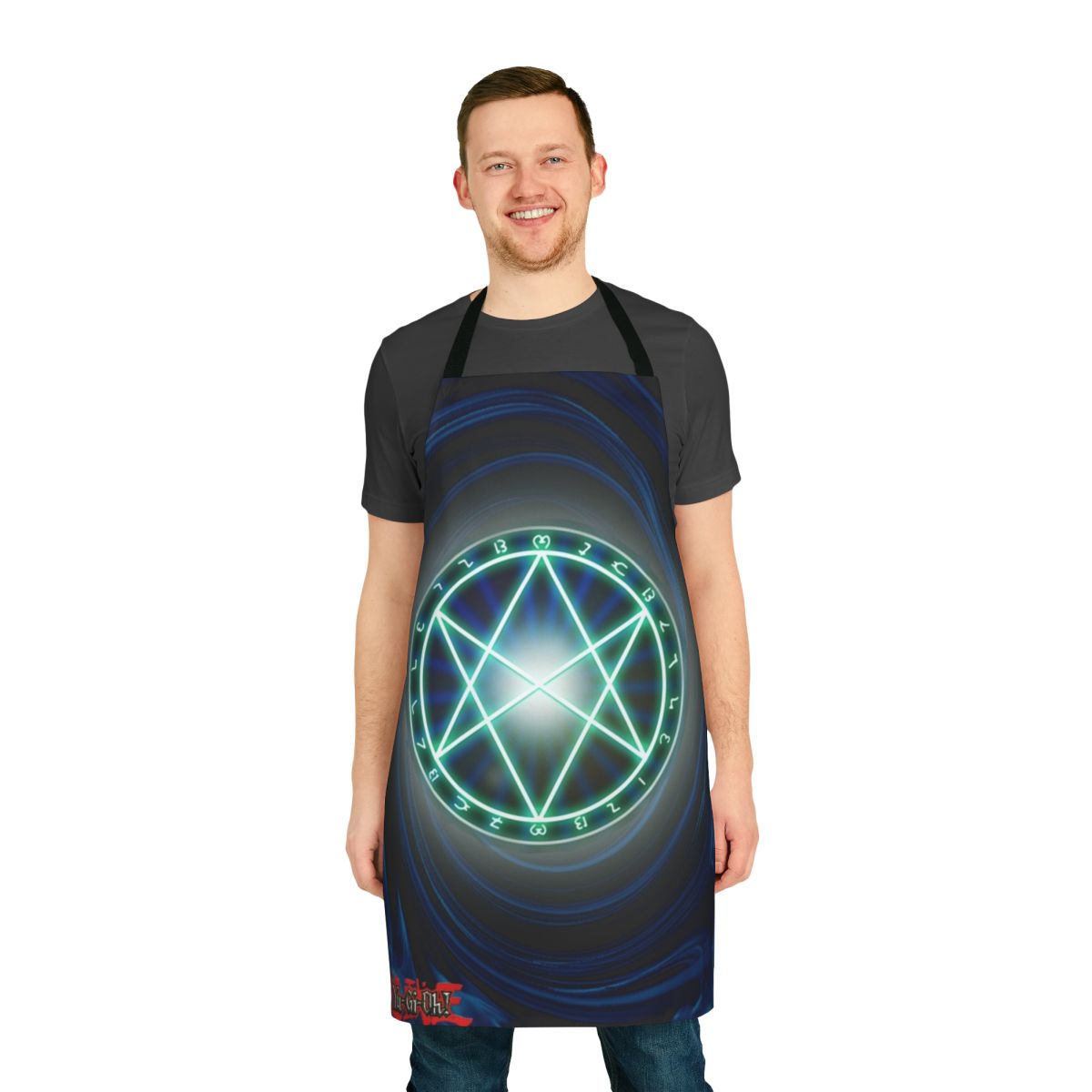Yugioh inspired apron featuring the Seal of Orichalcos