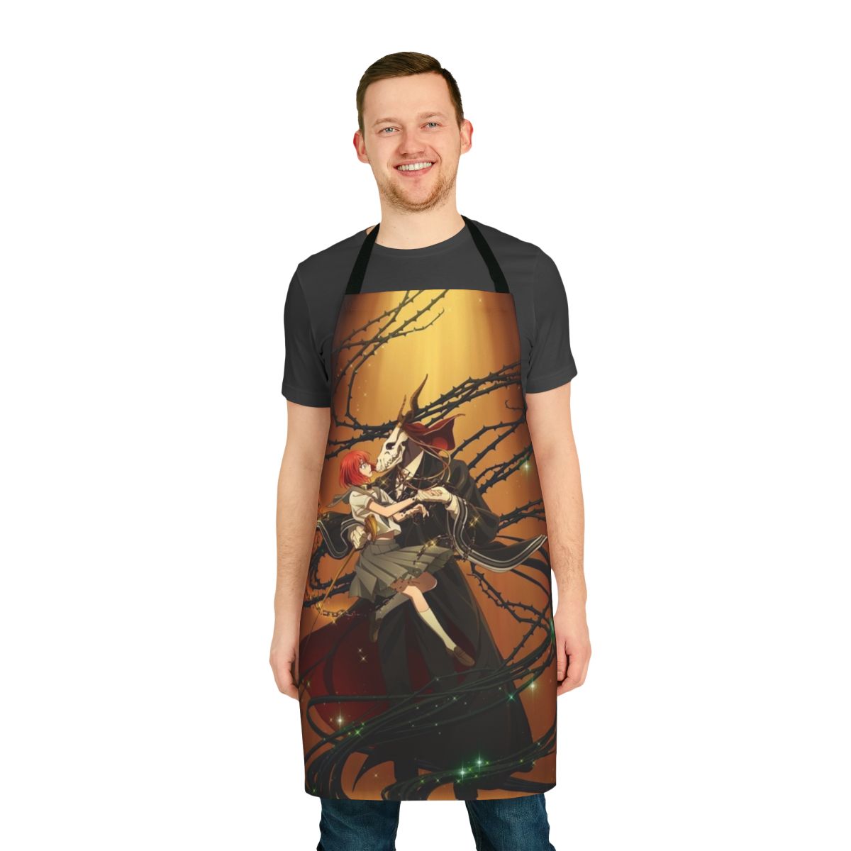 Apron featuring characters from the anime series "The Ancient Magus Bride"