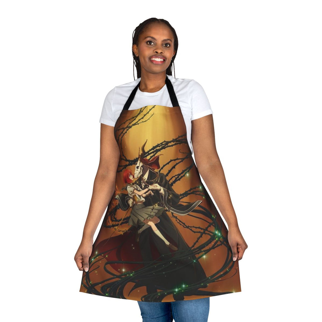 Apron featuring characters from the anime series "The Ancient Magus Bride"