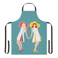 Apron featuring the iconic imagery from the French musical film "The Young Girls of Rochefort"