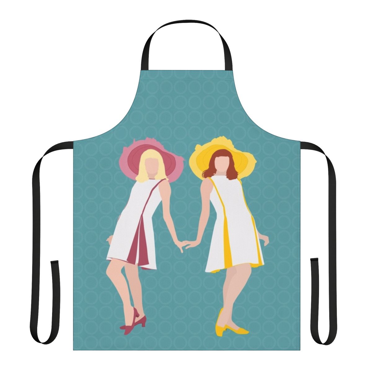 Apron featuring the iconic imagery from the French musical film "The Young Girls of Rochefort"