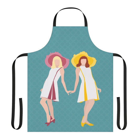 Apron featuring the iconic imagery from the French musical film "The Young Girls of Rochefort"