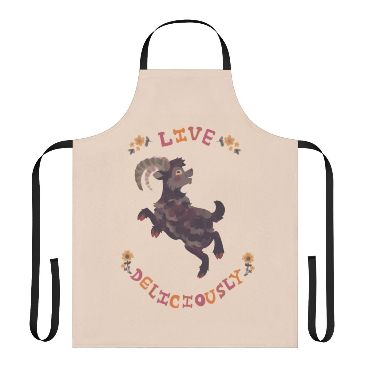 Black Phillip Witch Apron for Autumn and Fall Festivities