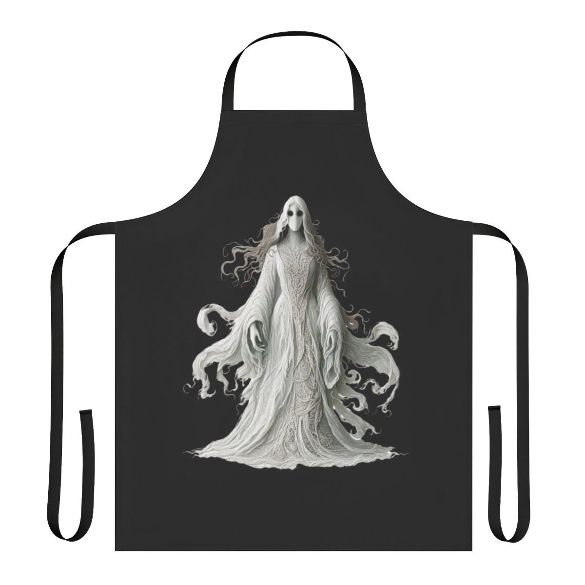Banshee-themed apron featuring a mystical, ghostly design