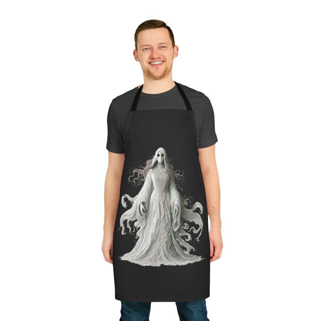 Banshee-themed apron featuring a mystical, ghostly design