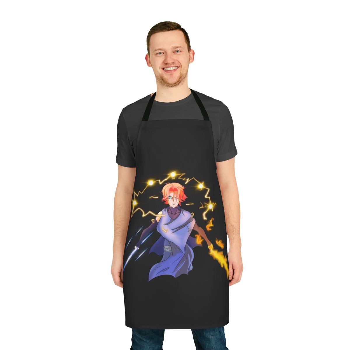 Sypha Belnades from Castlevania in a magical apron design
