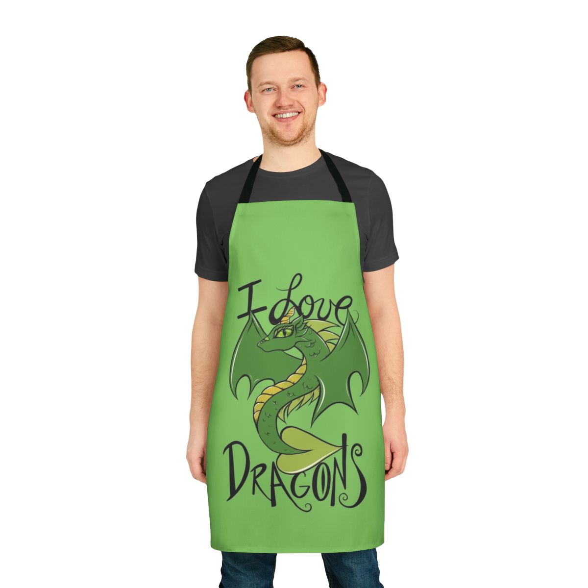 Whimsical dragon-themed apron for the fantasy enthusiast
