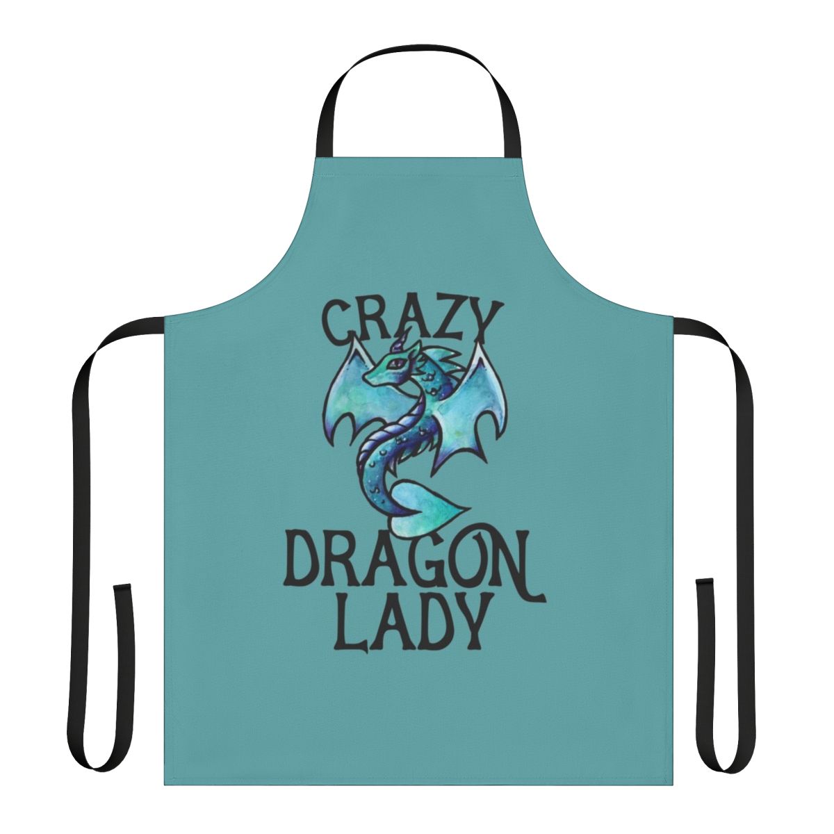 Vibrant dragon print apron with a legendary design for the modern kitchen