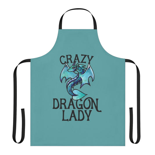 Vibrant dragon print apron with a legendary design for the modern kitchen