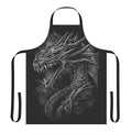 A high-quality apron featuring a striking dragon design, perfect for fantasy fans and culinary adventures.