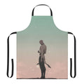 Whimsical apron featuring fantasy elements inspired by the Dragon Age universe