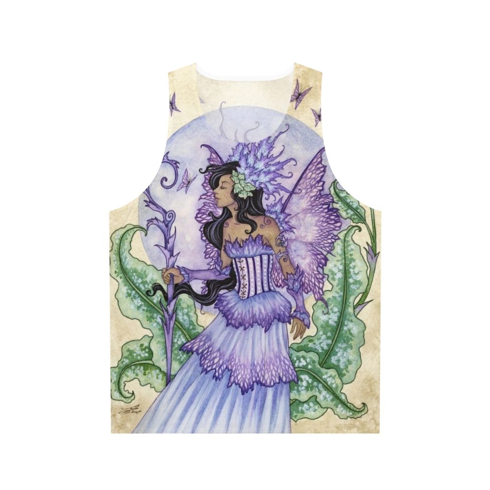 Fairy fantasy unisex tank top with butterfly design