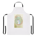 Fantasy apron with Art Nouveau-inspired unicorn illustration
