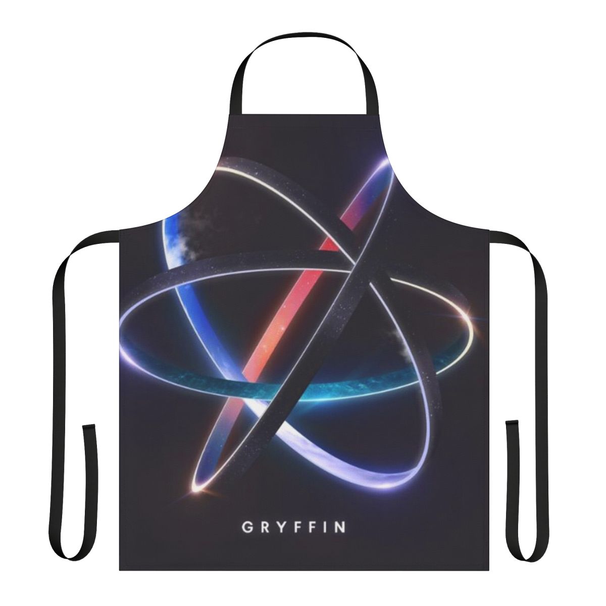 Gryffin-themed apron with magical design