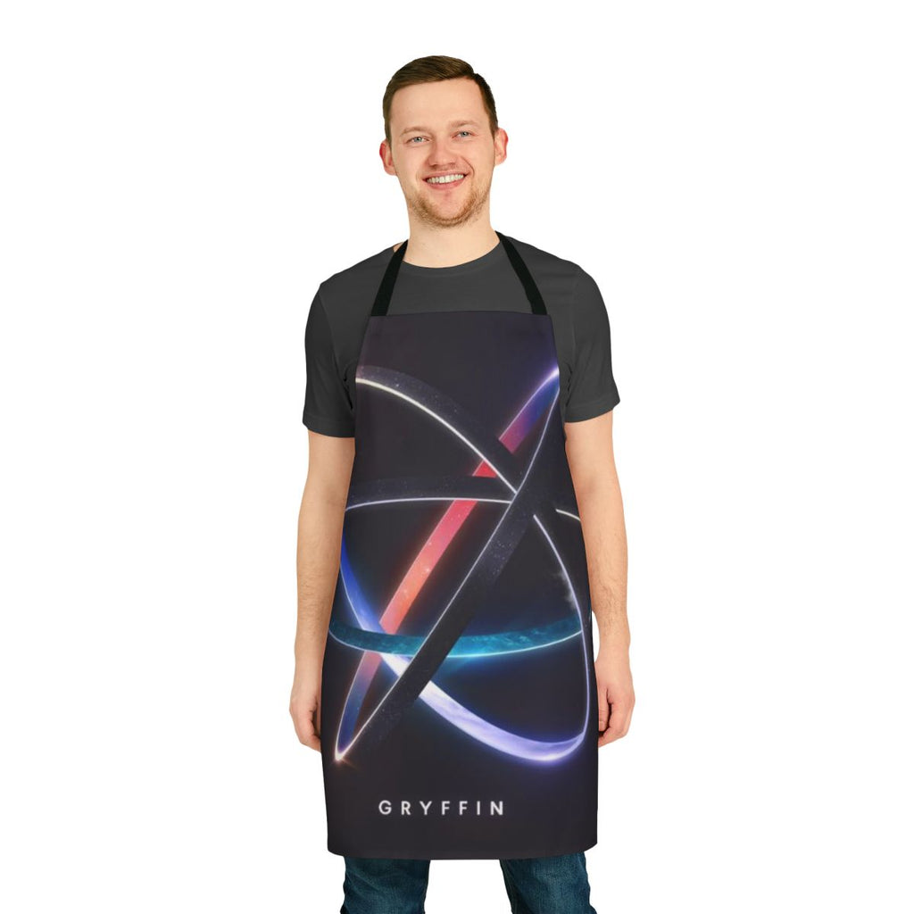 Gryffin-themed apron with magical design