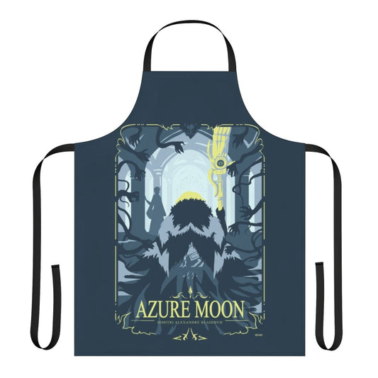 Azure-themed fantasy apron featuring characters from the Fire Emblem: Three Houses video game